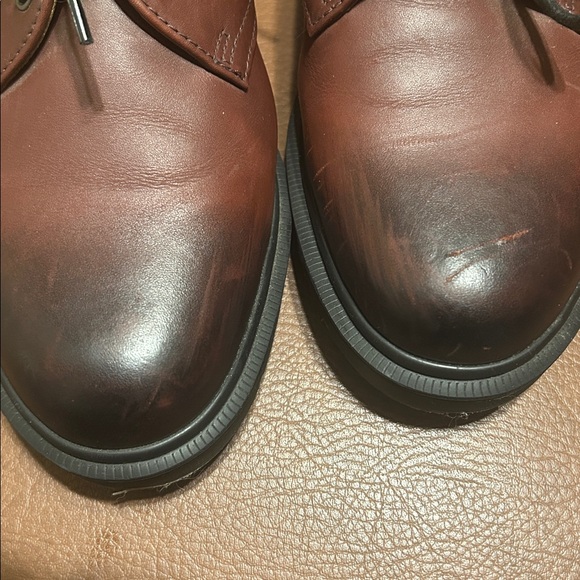 Dr. Martens Dark Brown Leather Oxfords - Picture 3 of 10